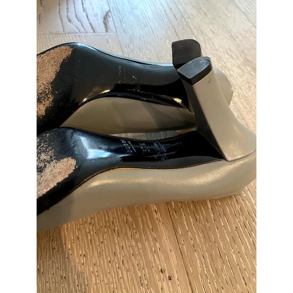 Gucci Vintage Nameplate Heels Womens Size 37.5 - Picture 9 of 10